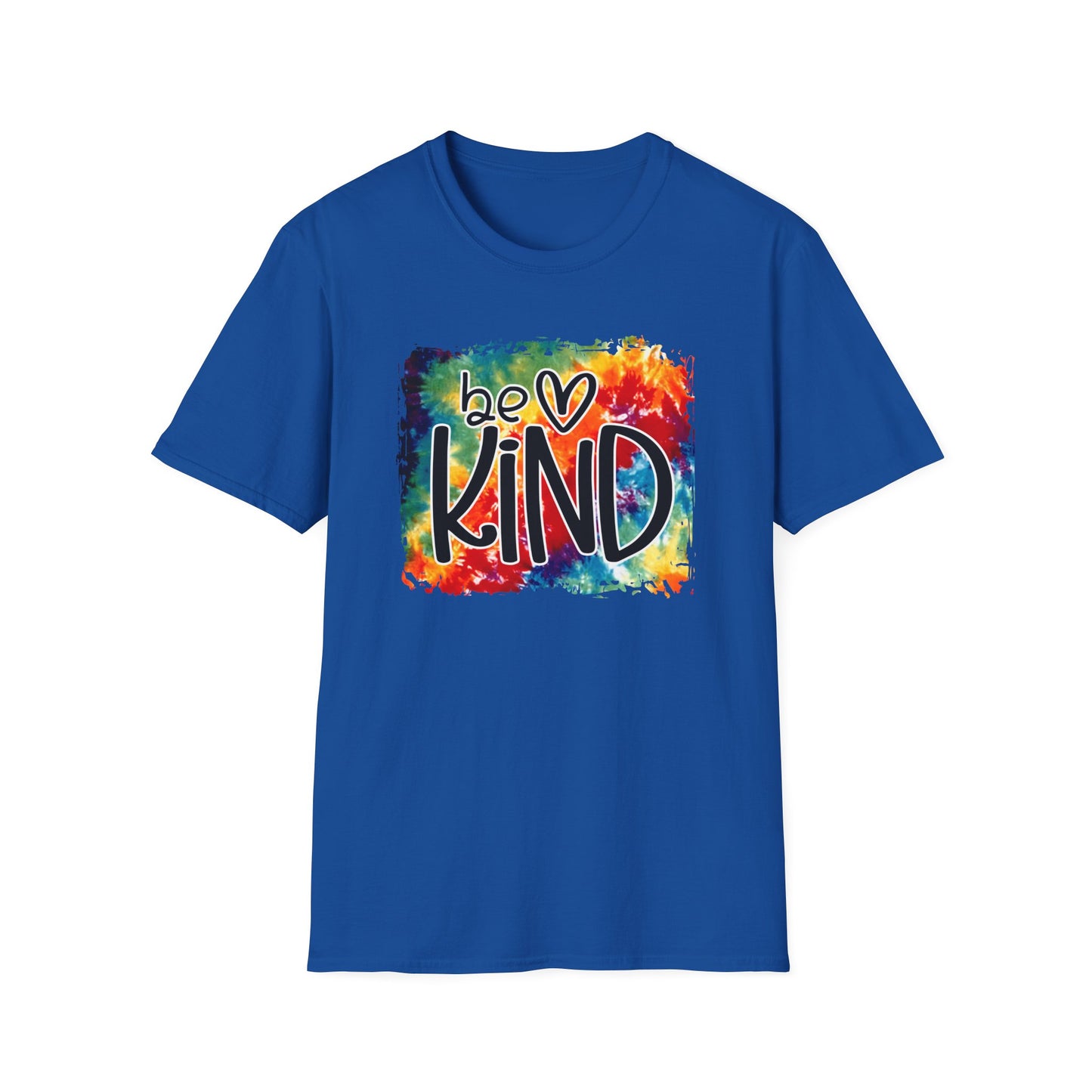 Be Kind Tie Dye Unisex Softstyle T-Shirt