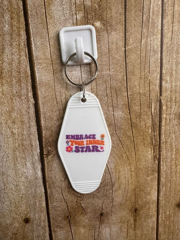 Embrace Your Inner Star Hotel Keychain