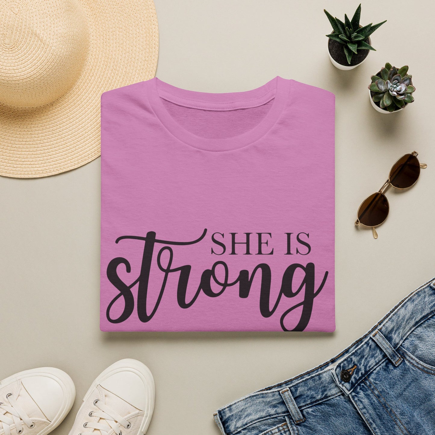 She is Strong Unisex Softstyle T-Shirt