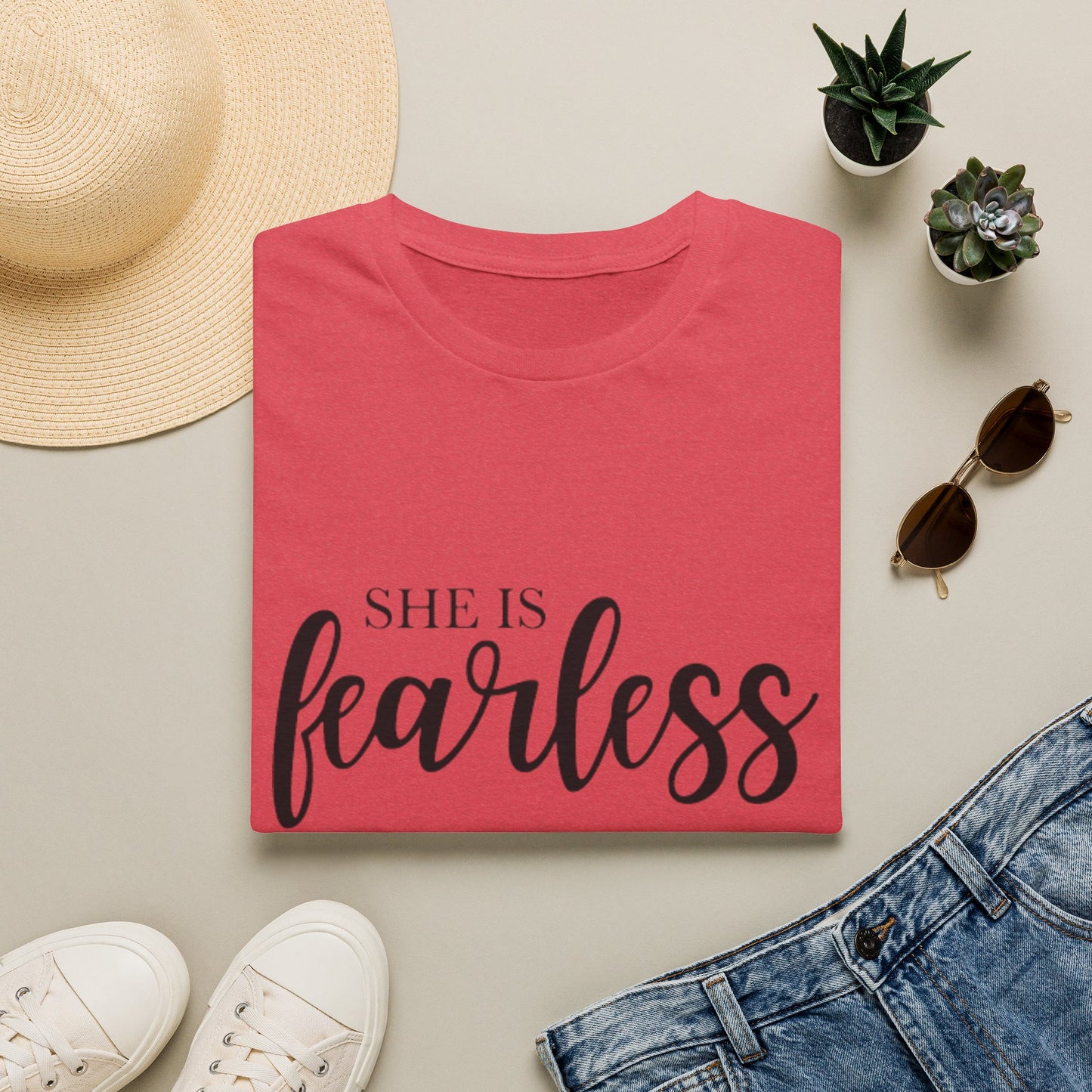 She is Fearless Unisex Softstyle T-Shirt