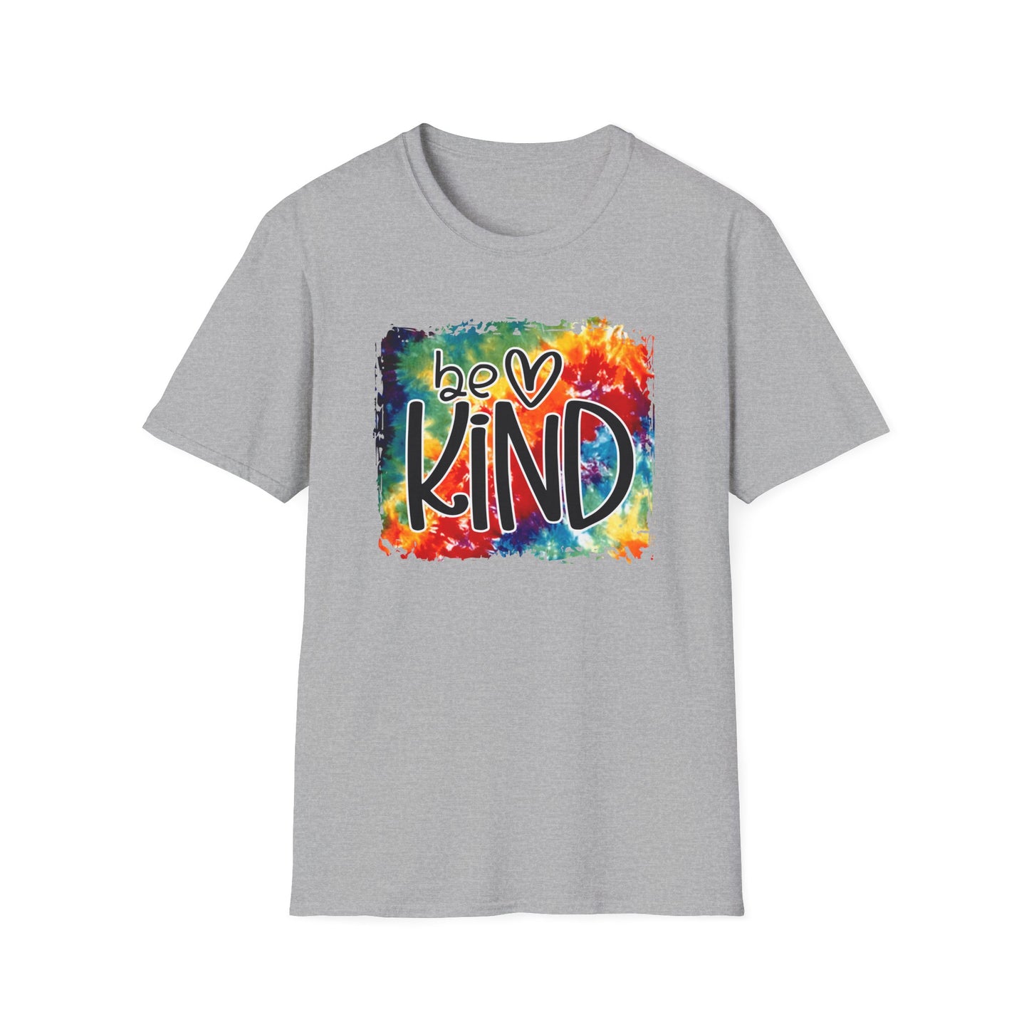 Be Kind Tie Dye Unisex Softstyle T-Shirt