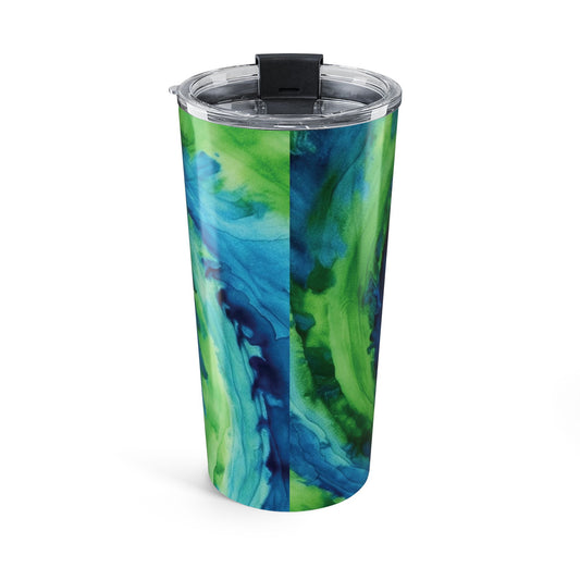 Blue/Green Swirl Tumbler 20oz