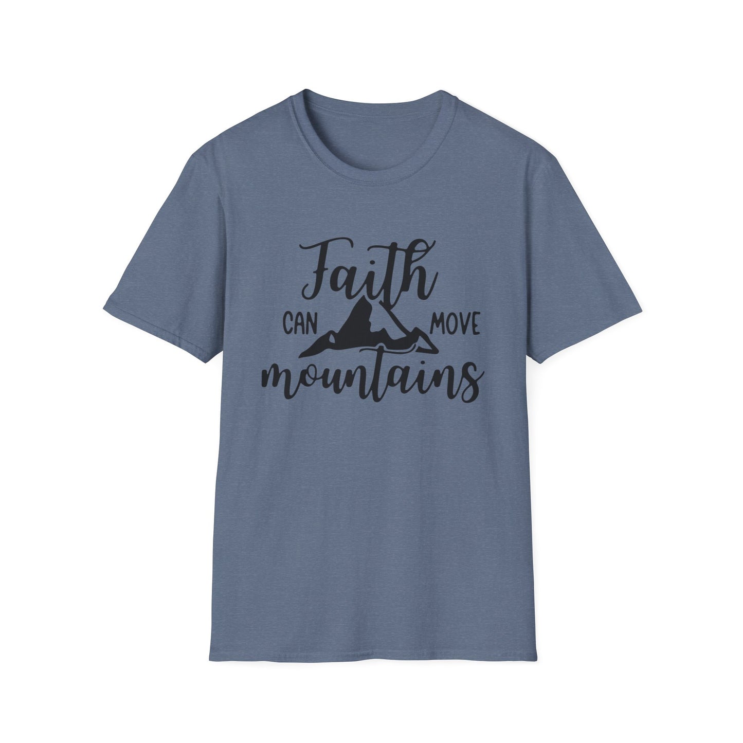Faith move Mountains Unisex Softstyle T-Shirt