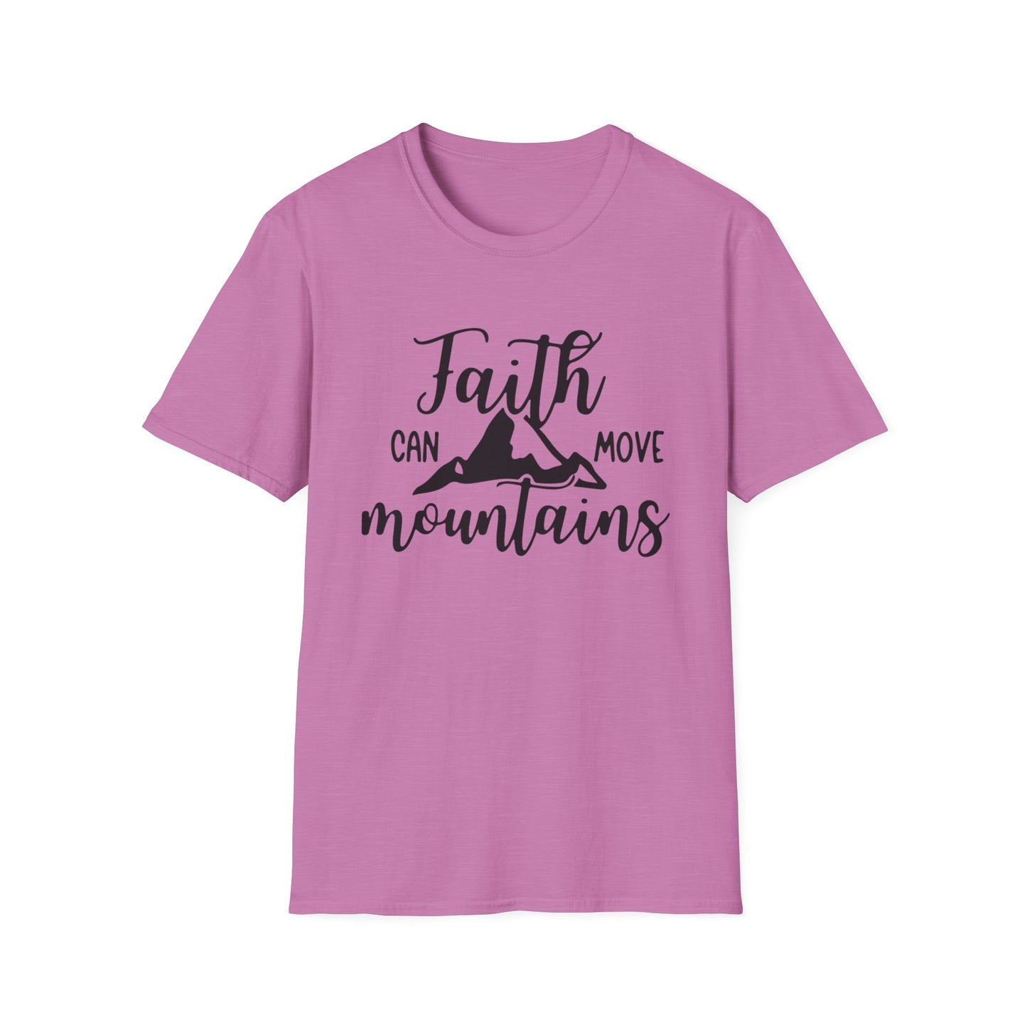 Faith move Mountains Unisex Softstyle T-Shirt