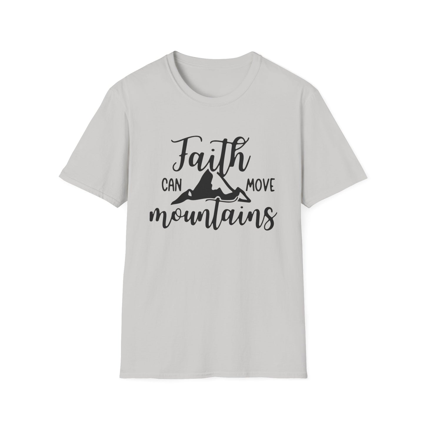 Faith move Mountains Unisex Softstyle T-Shirt