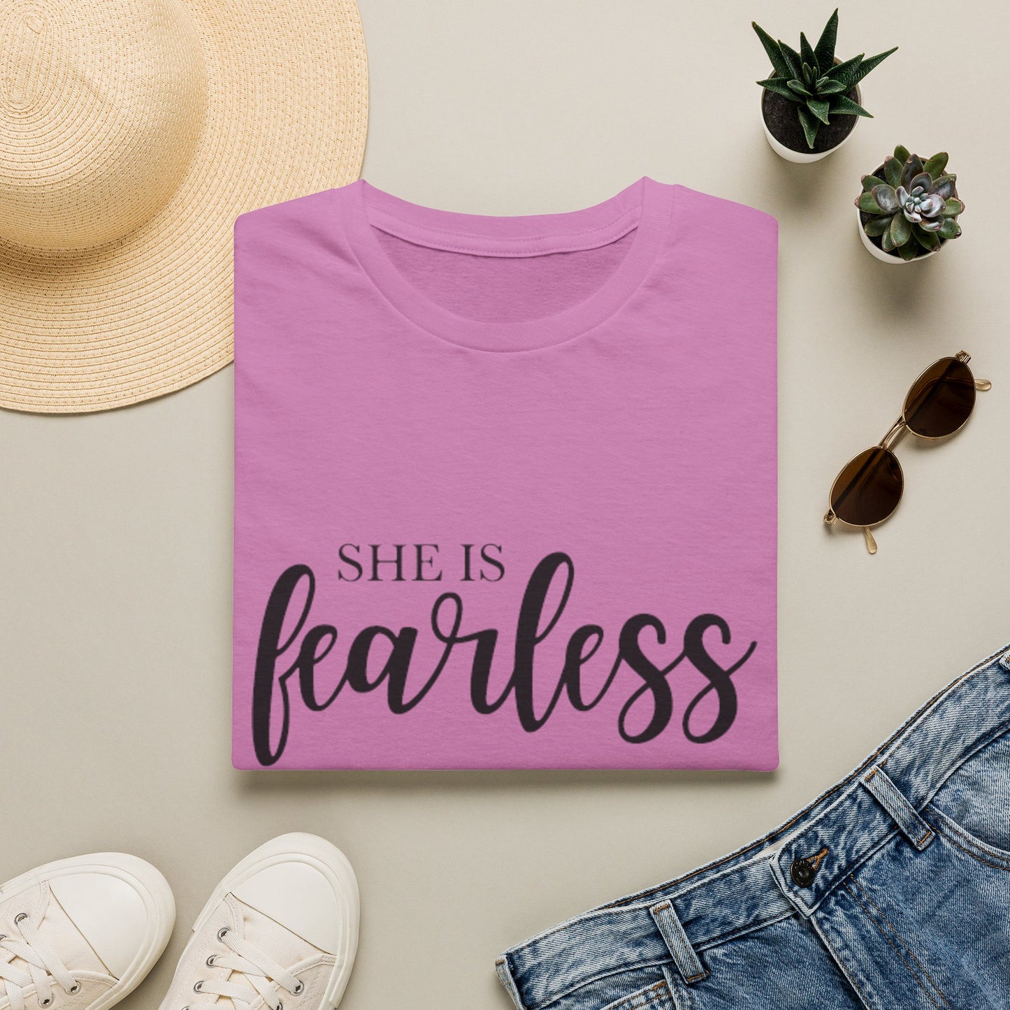She is Fearless Unisex Softstyle T-Shirt
