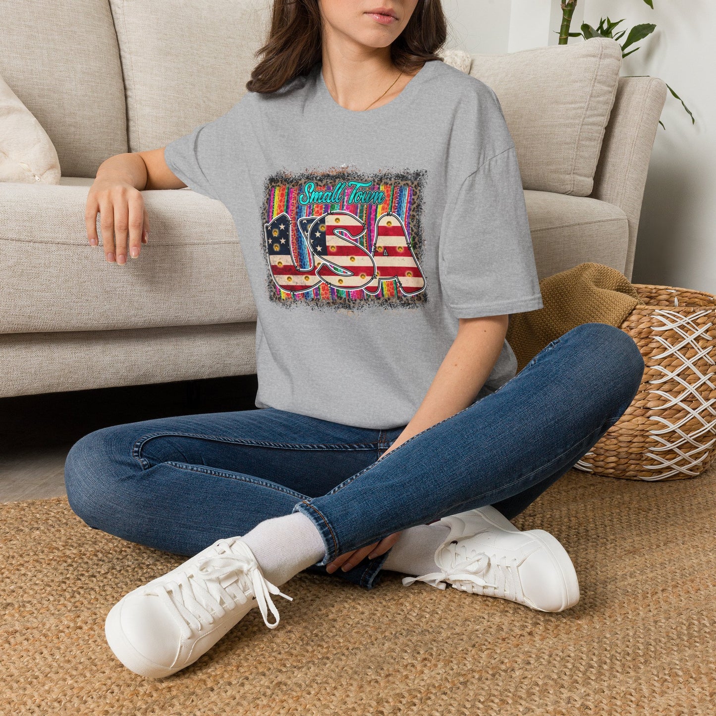 Small town USA Unisex Softstyle T-Shirt