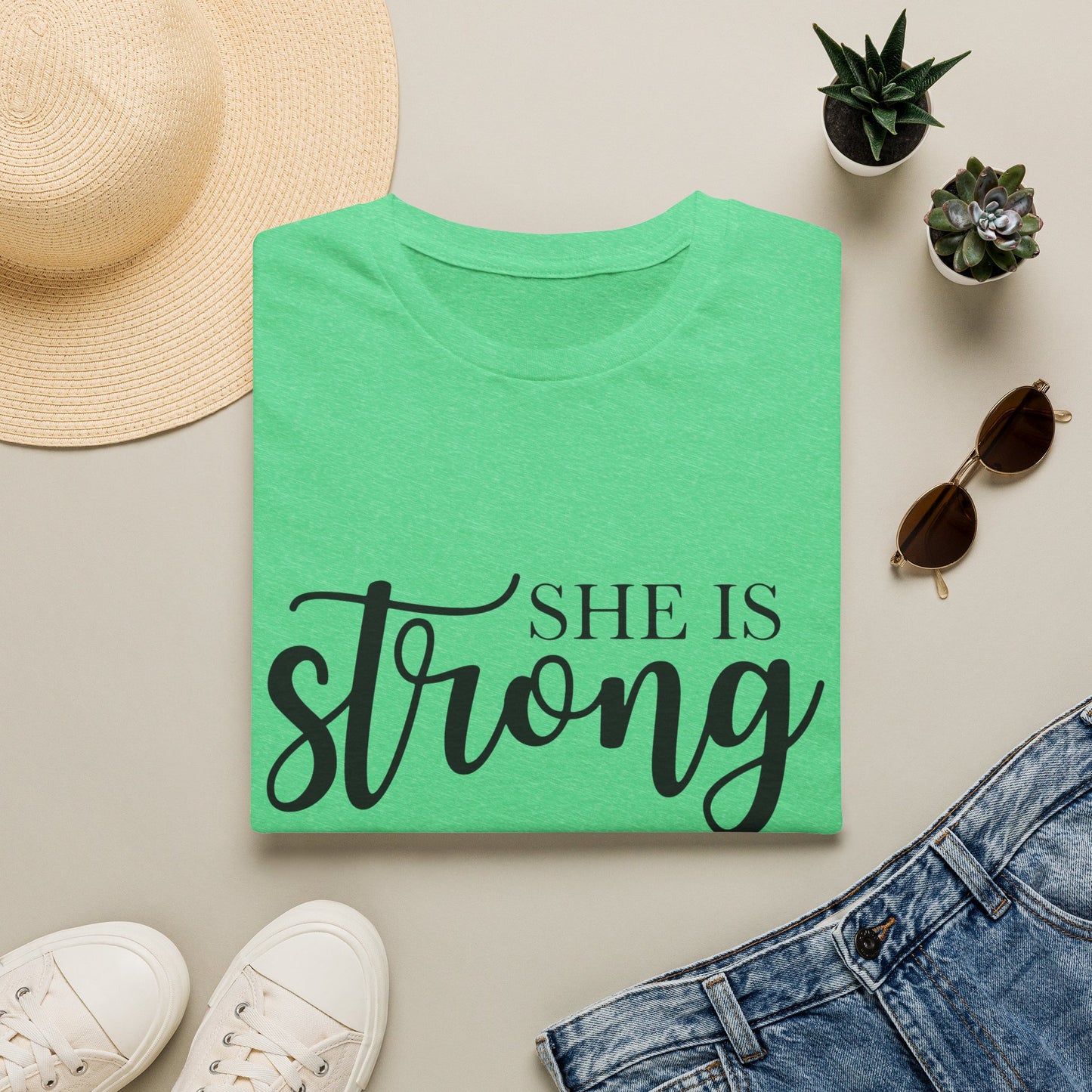 She is Strong Unisex Softstyle T-Shirt