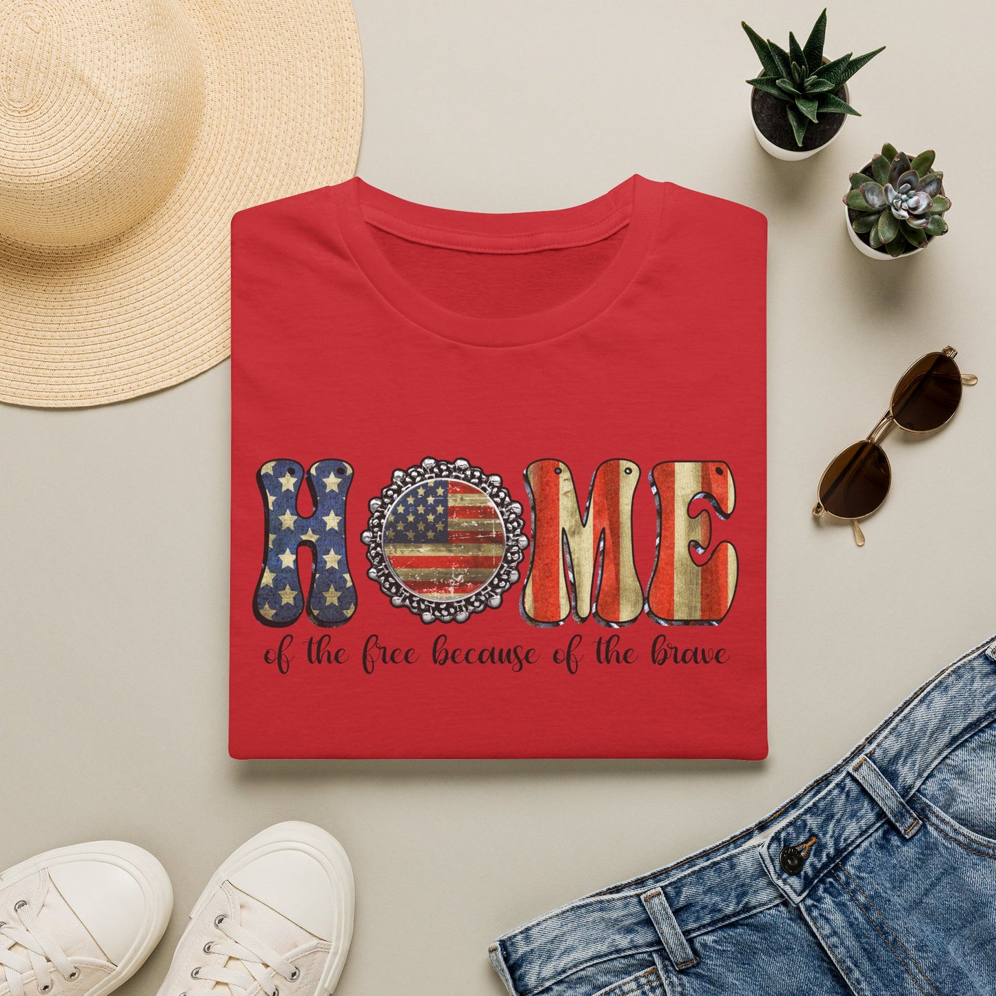 HOME of the Brave Unisex Softstyle T-Shirt
