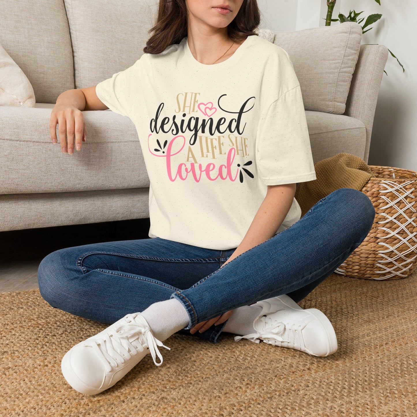 She Designed a Life Unisex Softstyle T-Shirt