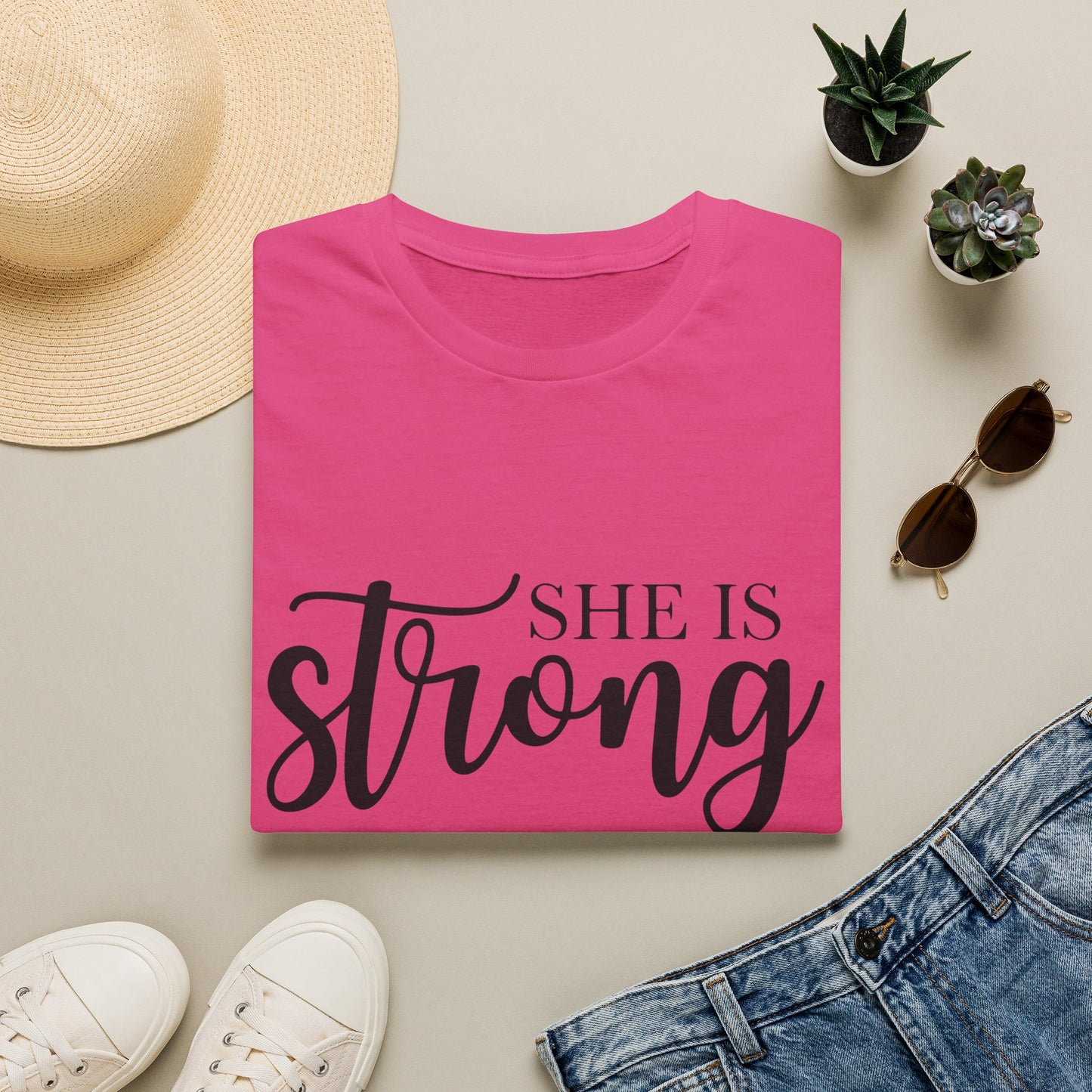 She is Strong Unisex Softstyle T-Shirt