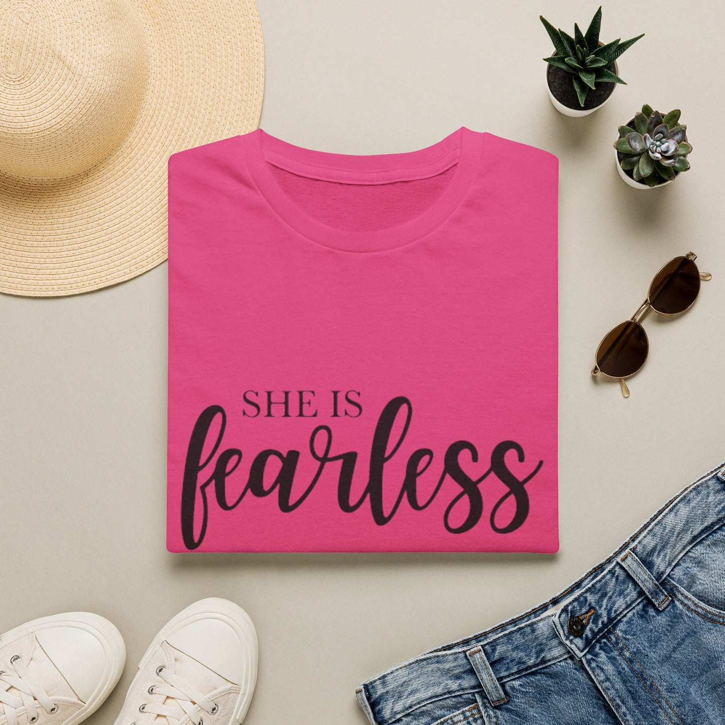 She is Fearless Unisex Softstyle T-Shirt