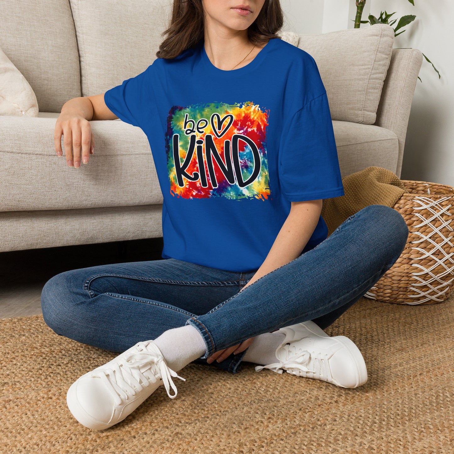Be Kind Tie Dye Unisex Softstyle T-Shirt