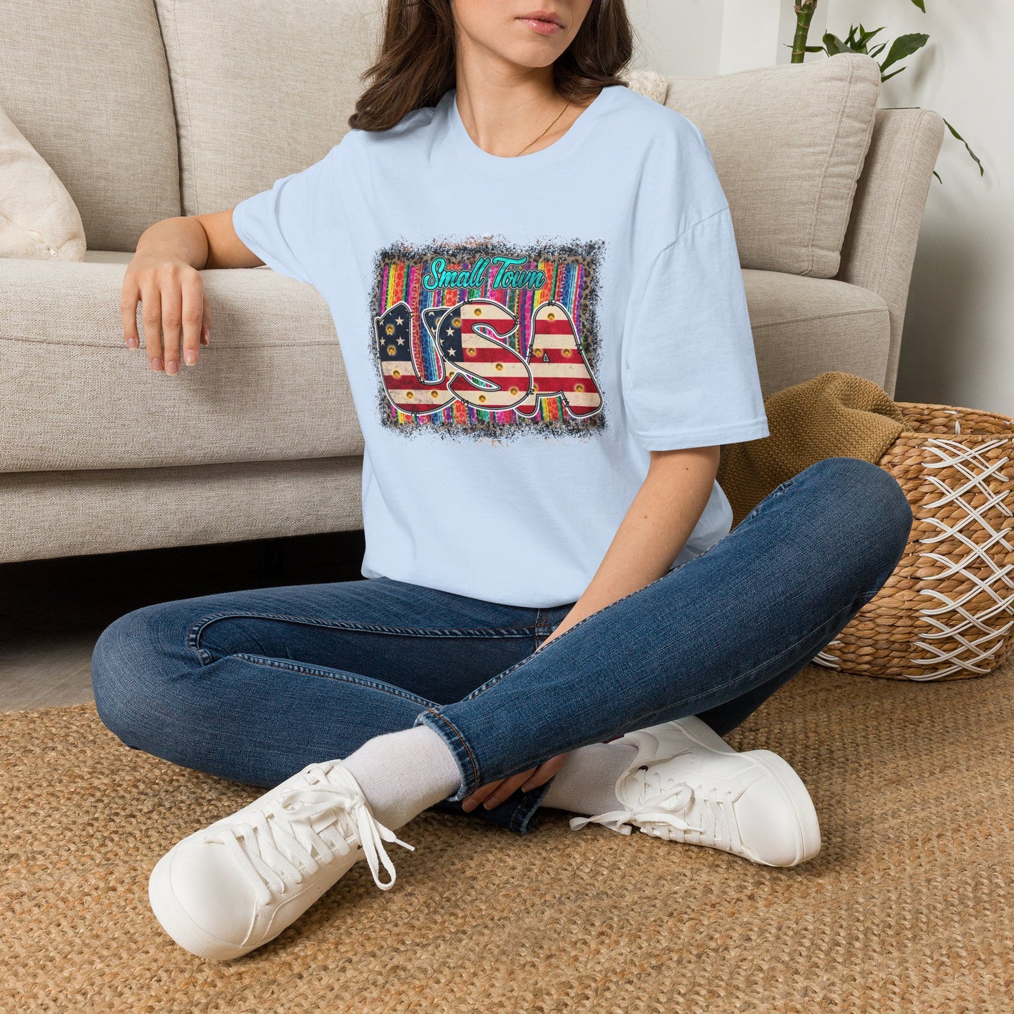 Small town USA Unisex Softstyle T-Shirt