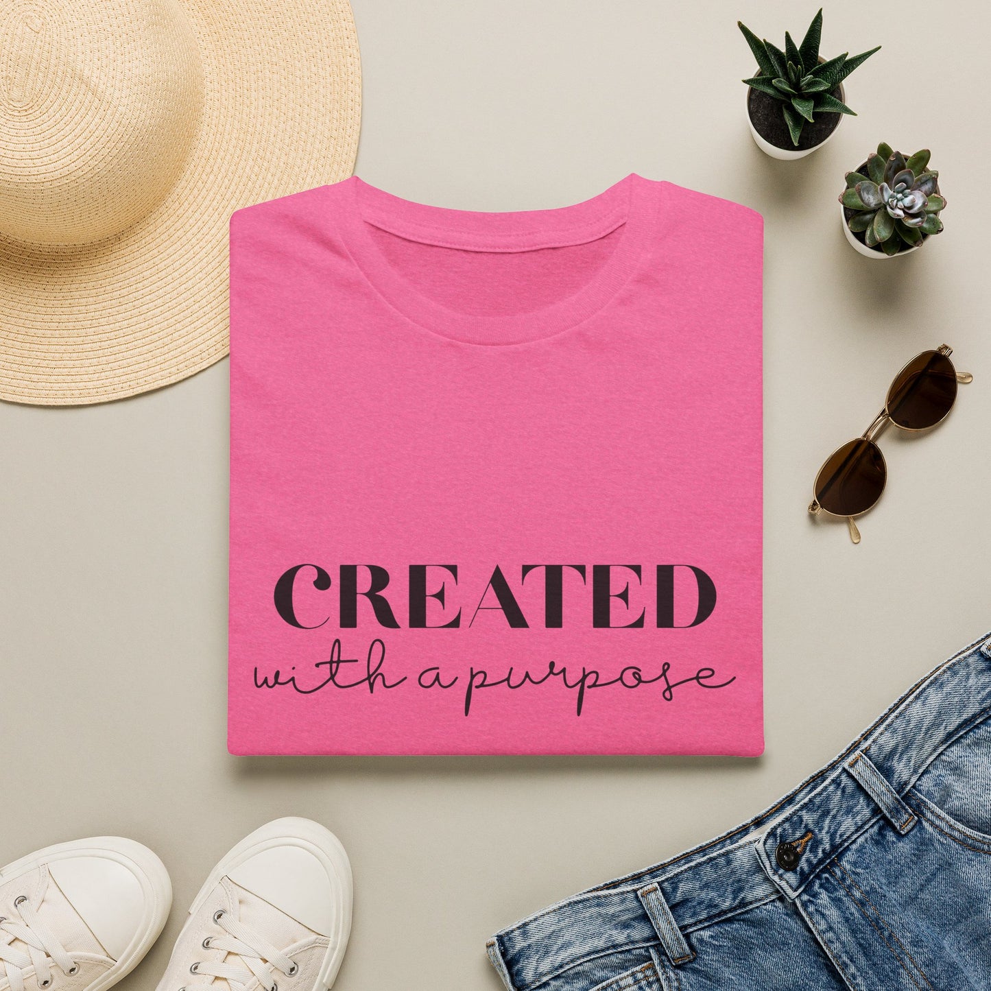 Created with a Purpose Unisex Softstyle T-Shirt