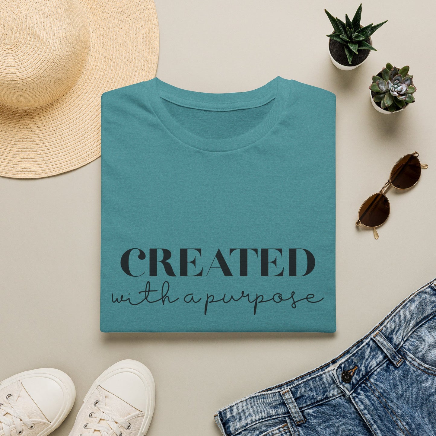 Created with a Purpose Unisex Softstyle T-Shirt