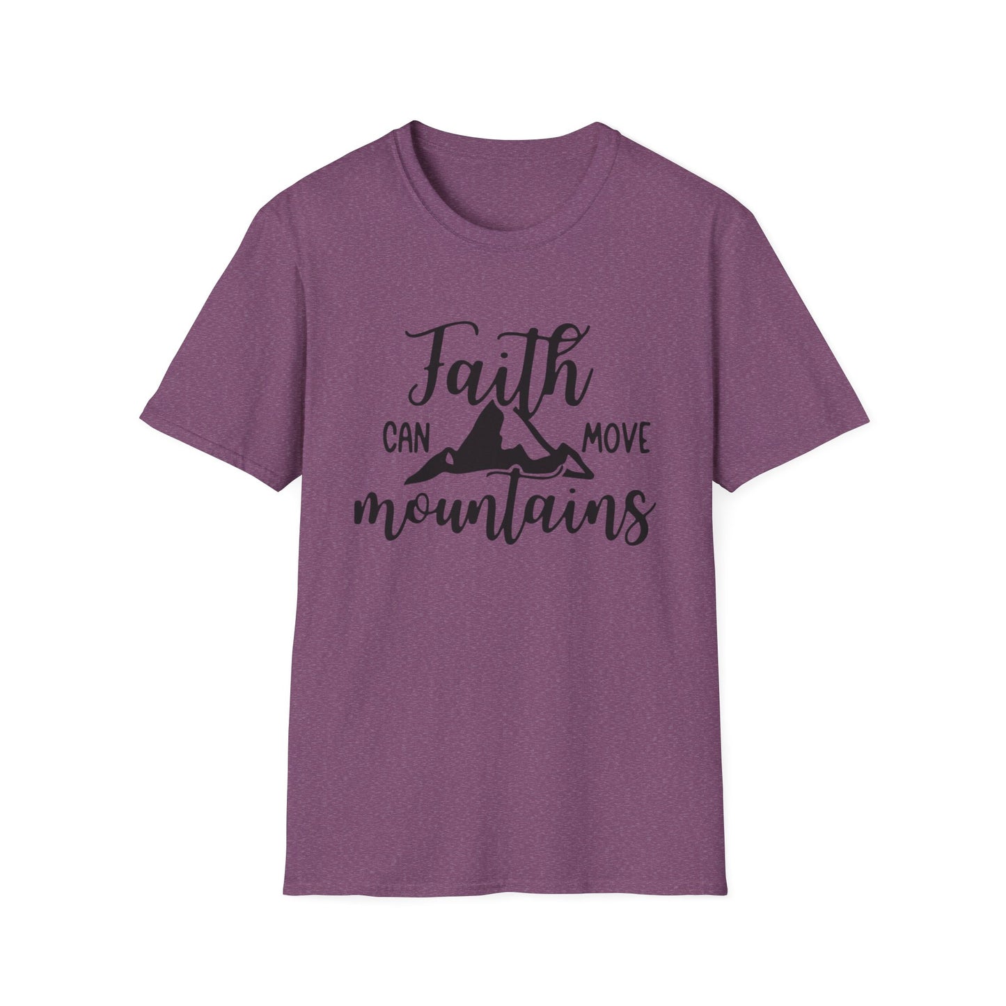 Faith move Mountains Unisex Softstyle T-Shirt