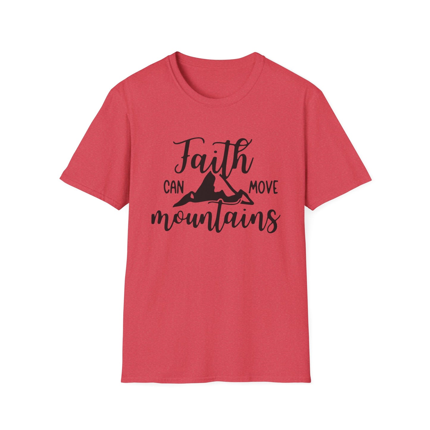 Faith move Mountains Unisex Softstyle T-Shirt
