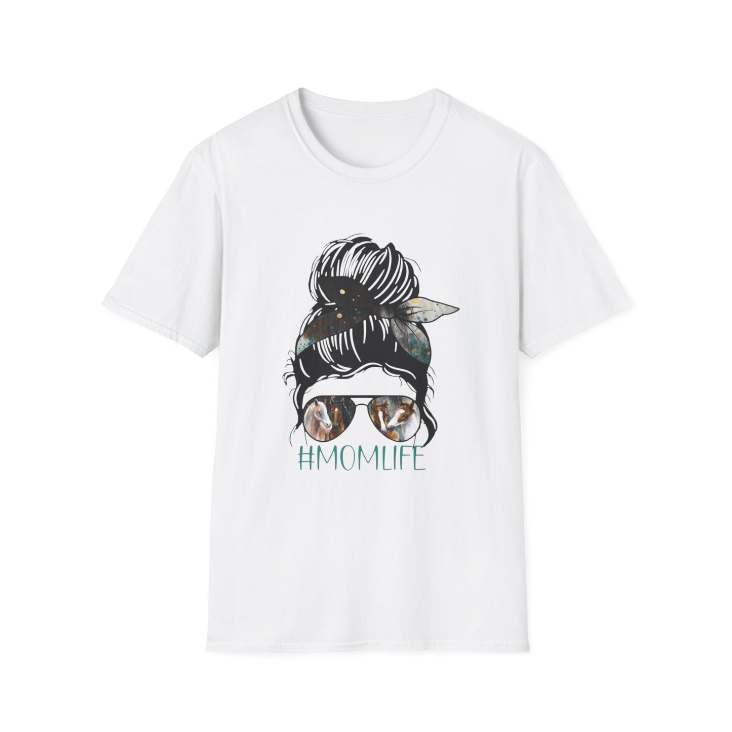 Horse Momlife Unisex Softstyle T-Shirt