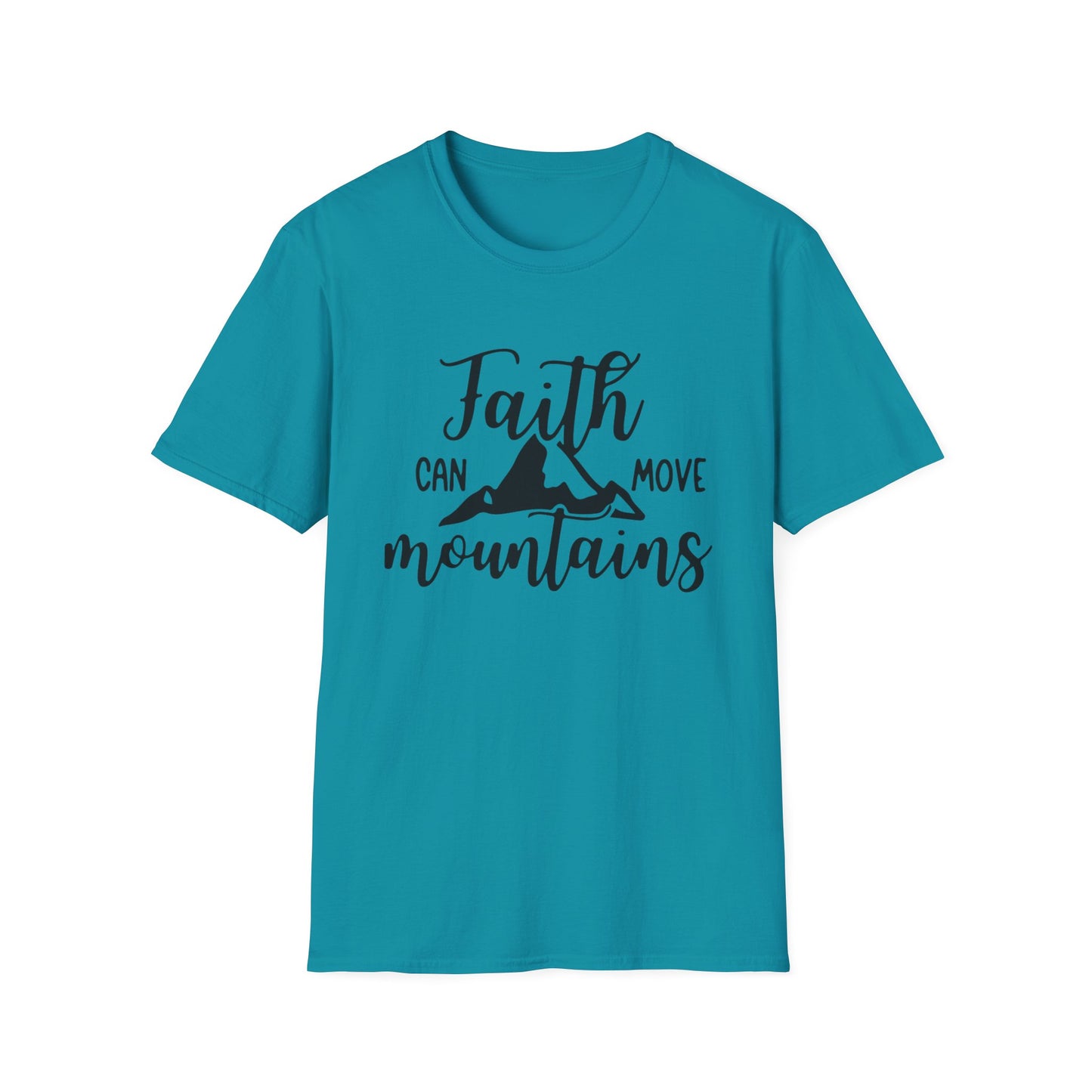 Faith move Mountains Unisex Softstyle T-Shirt