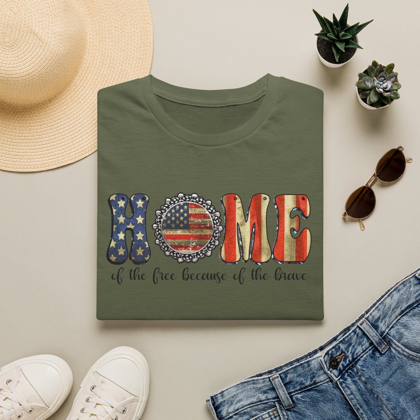 HOME of the Brave Unisex Softstyle T-Shirt