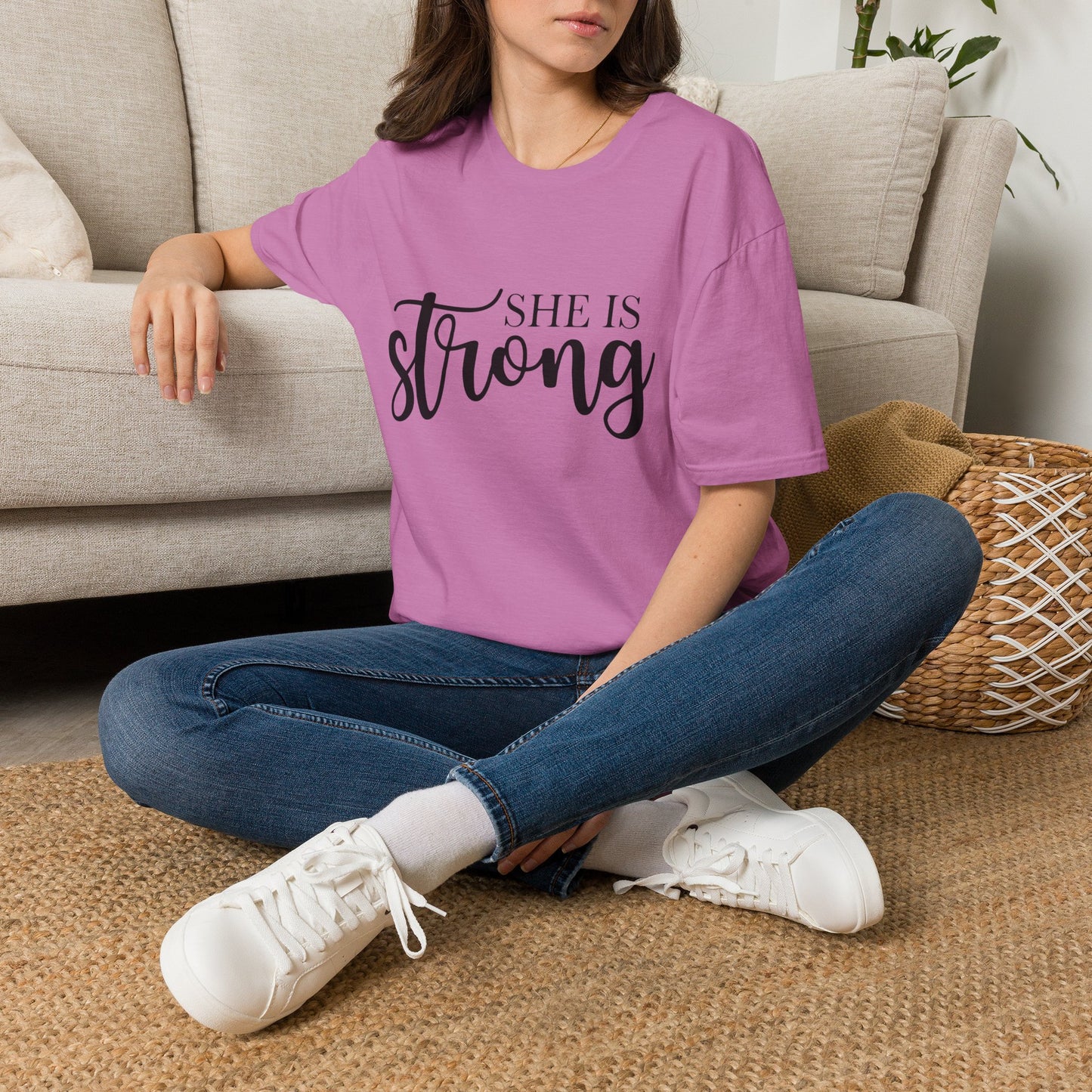 She is Strong Unisex Softstyle T-Shirt