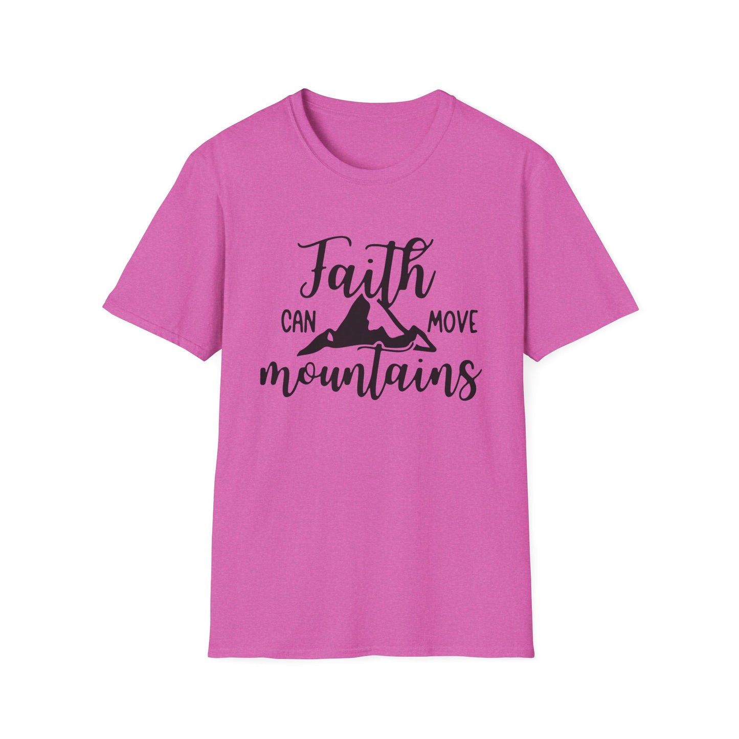Faith move Mountains Unisex Softstyle T-Shirt