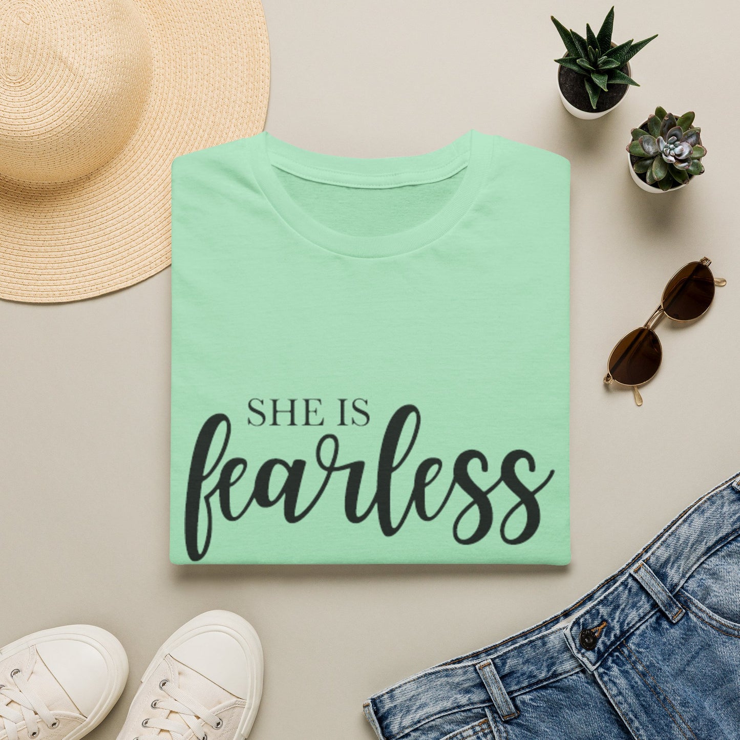 She is Fearless Unisex Softstyle T-Shirt