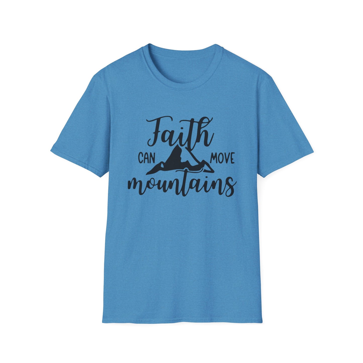 Faith move Mountains Unisex Softstyle T-Shirt