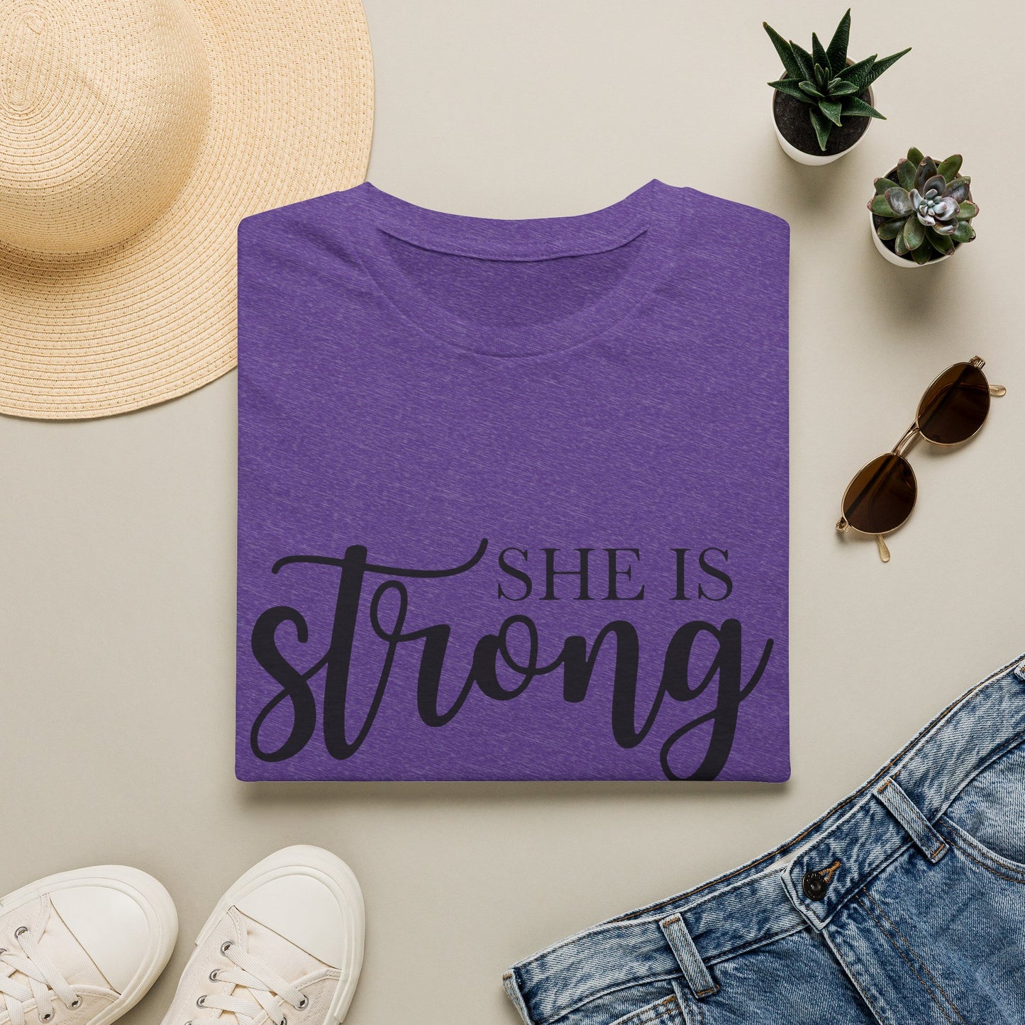 She is Strong Unisex Softstyle T-Shirt