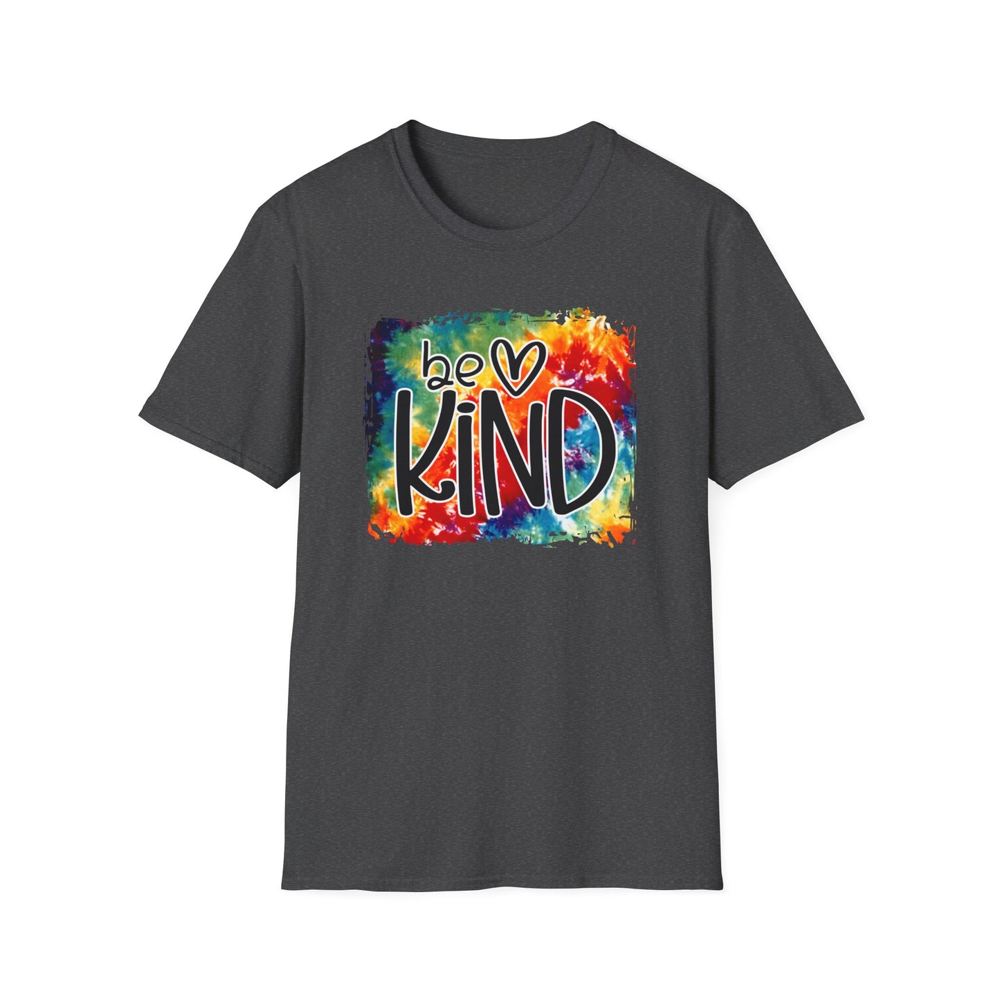 Be Kind Tie Dye Unisex Softstyle T-Shirt