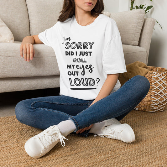 Did I Roll my Eyes Unisex Softstyle T-Shirt