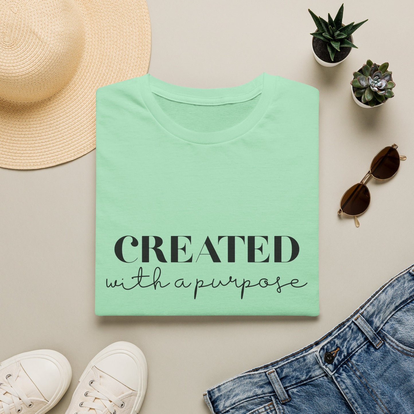 Created with a Purpose Unisex Softstyle T-Shirt