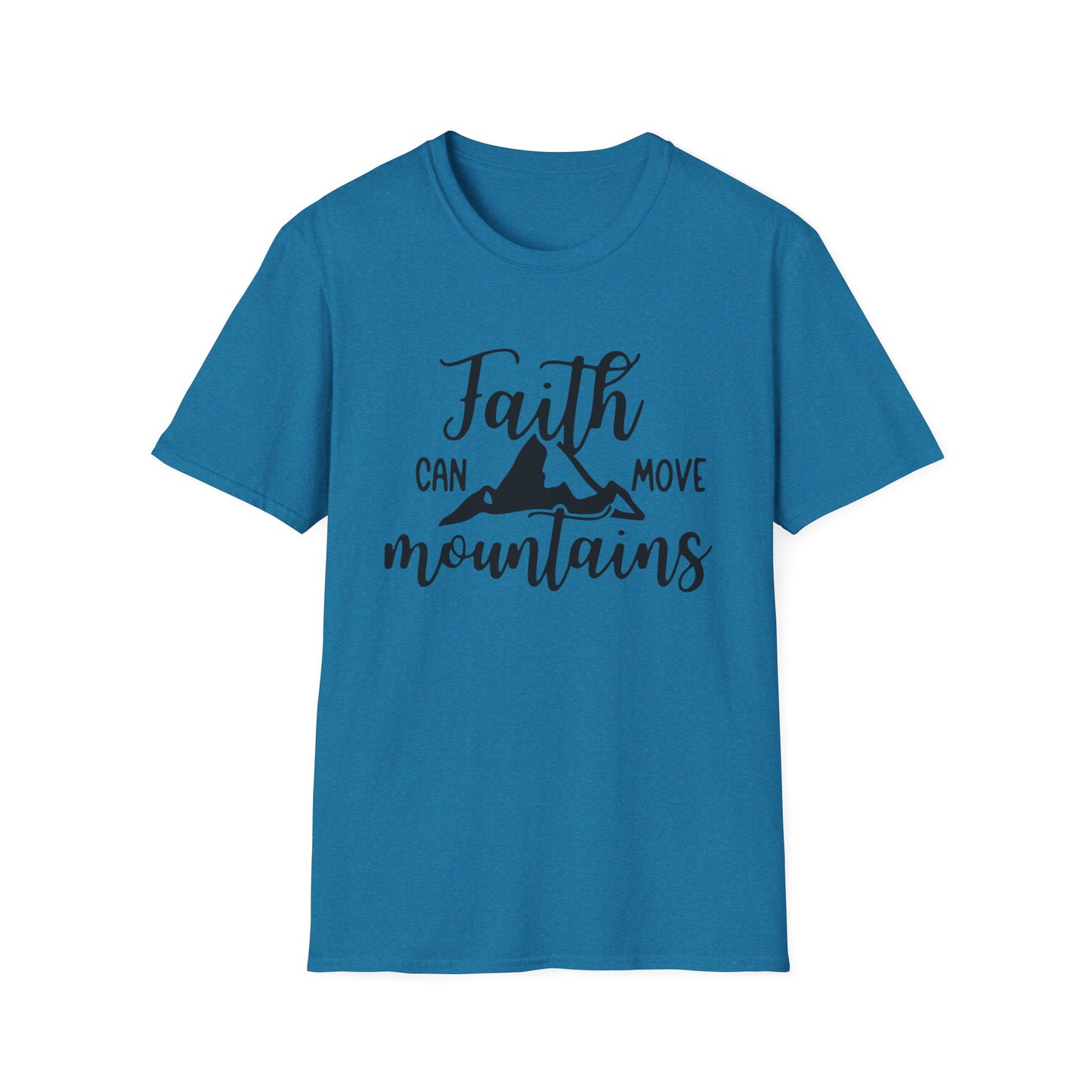 Faith move Mountains Unisex Softstyle T-Shirt