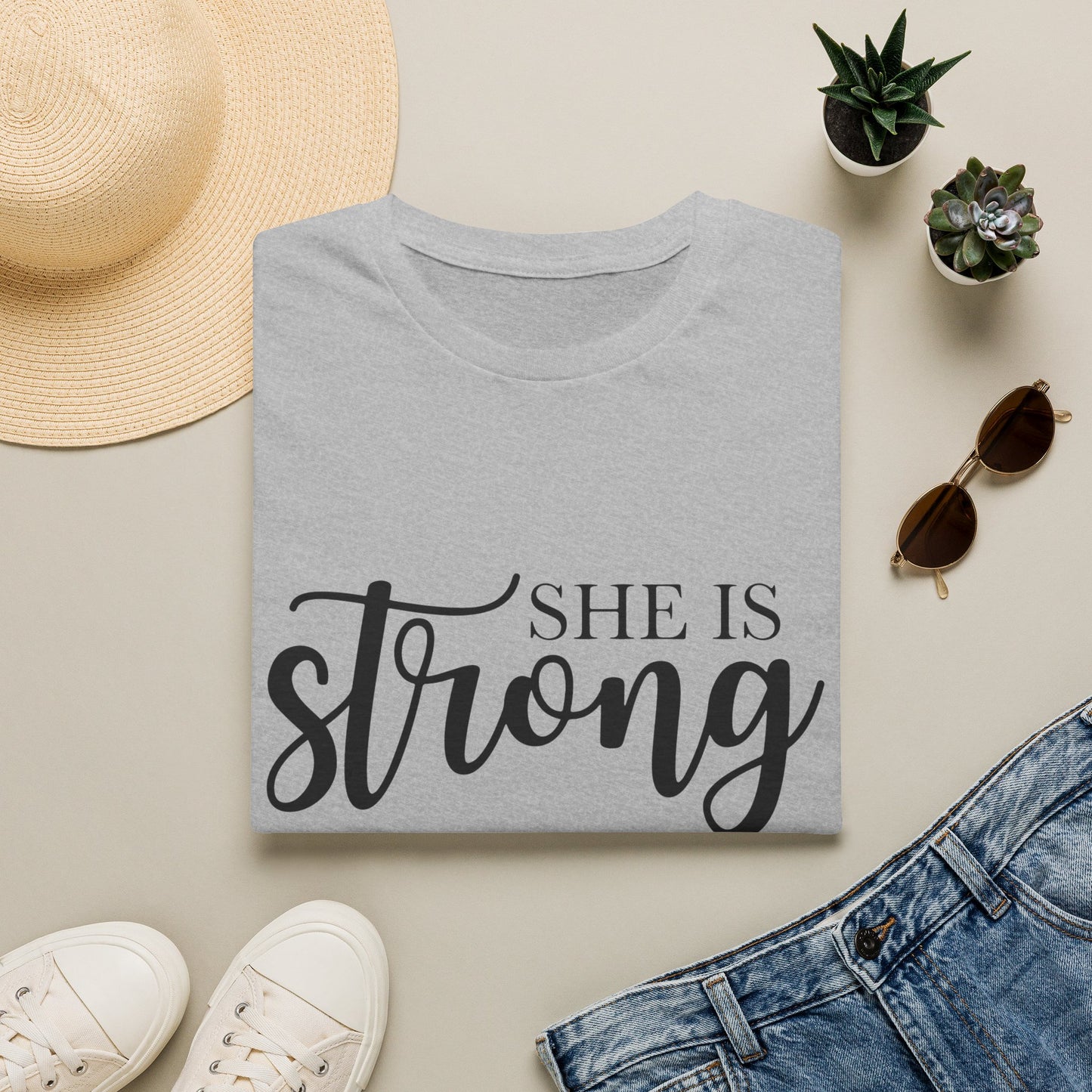 She is Strong Unisex Softstyle T-Shirt