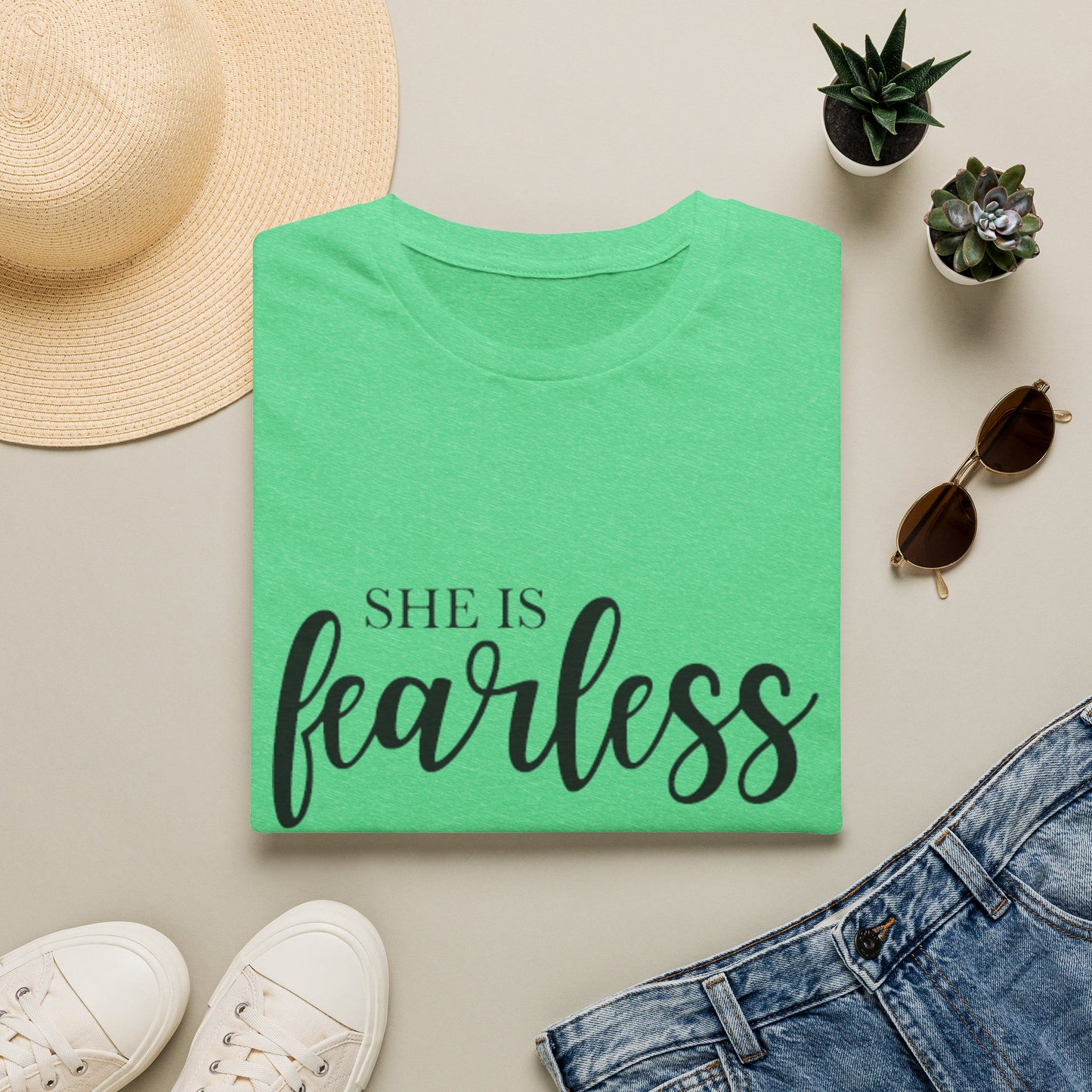 She is Fearless Unisex Softstyle T-Shirt