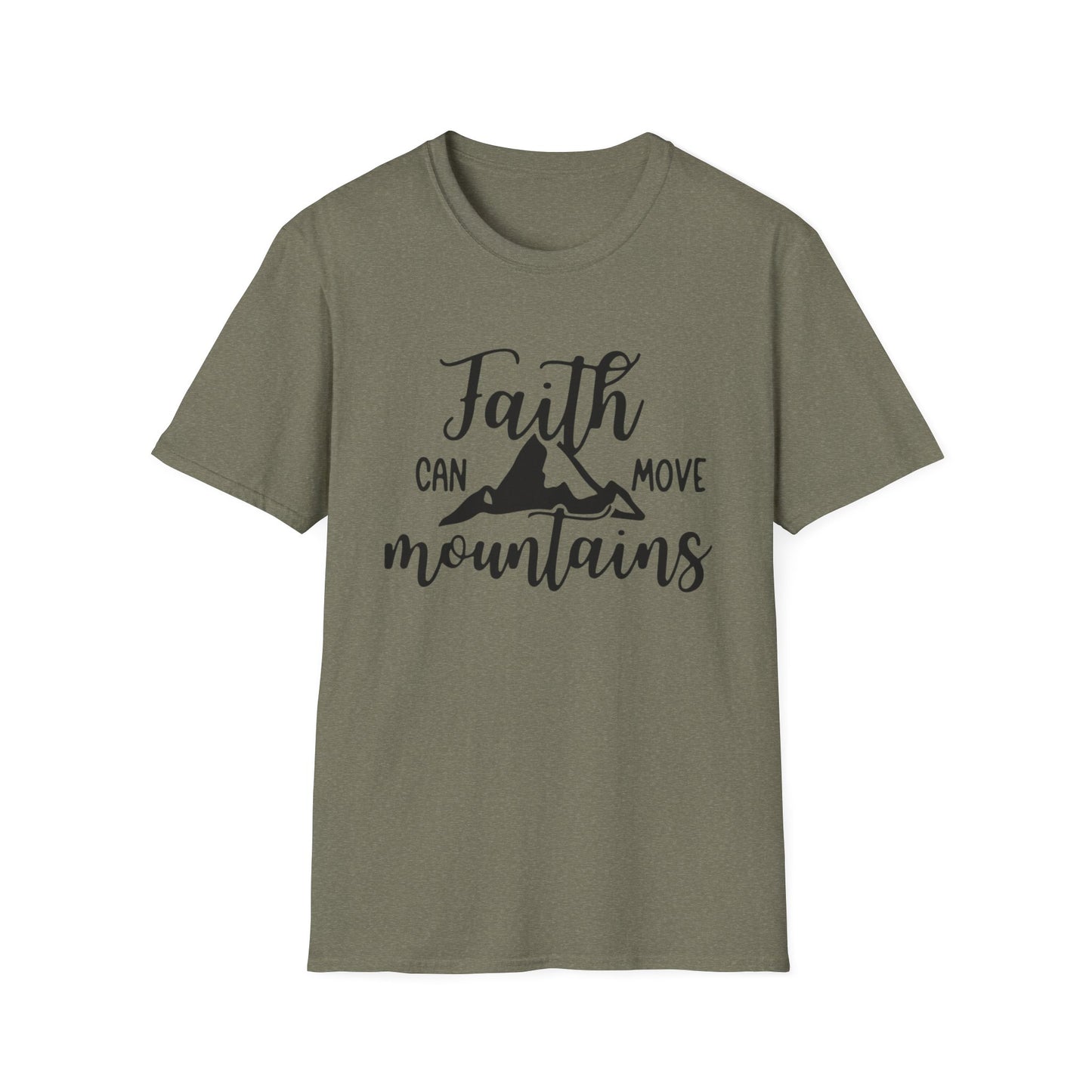 Faith move Mountains Unisex Softstyle T-Shirt