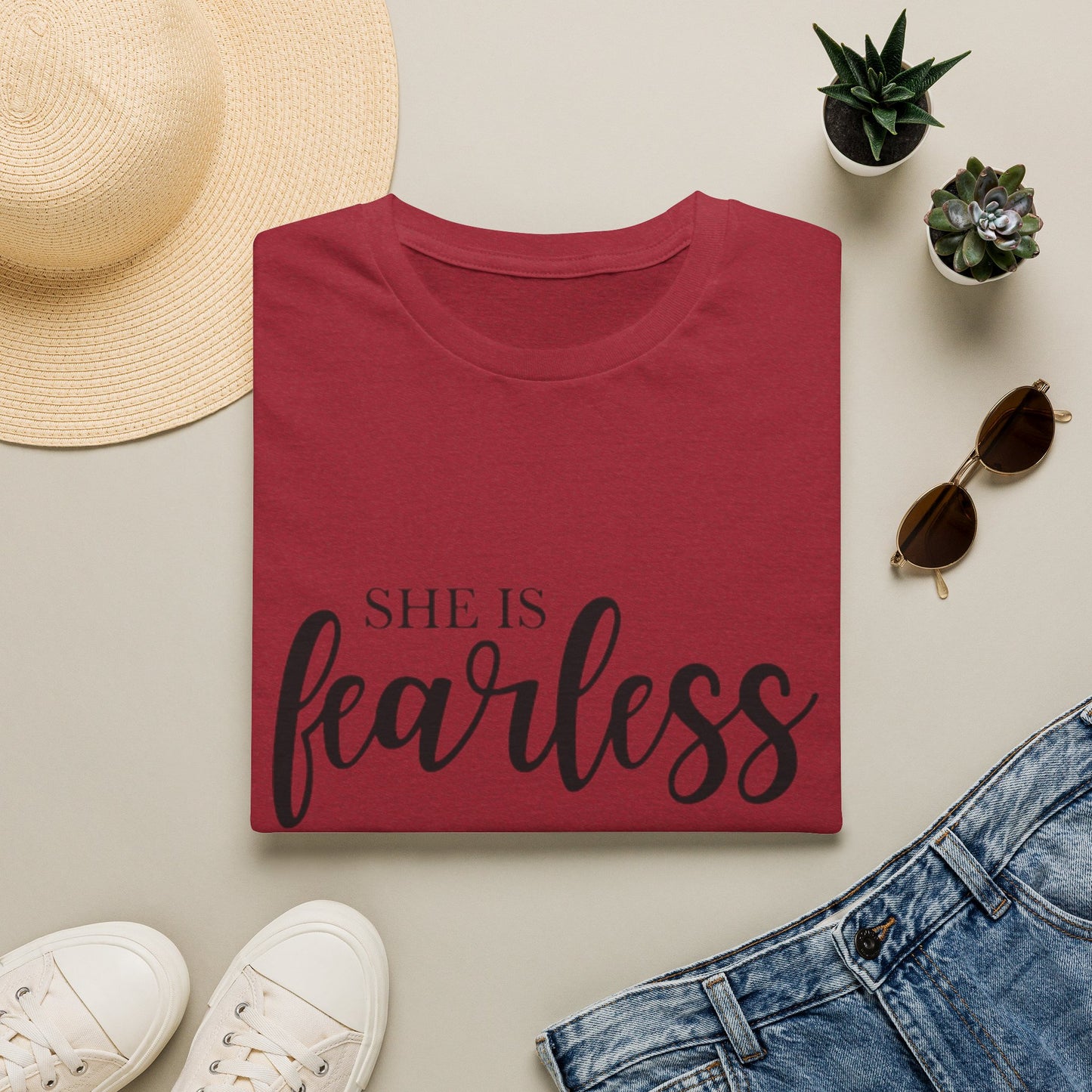 She is Fearless Unisex Softstyle T-Shirt