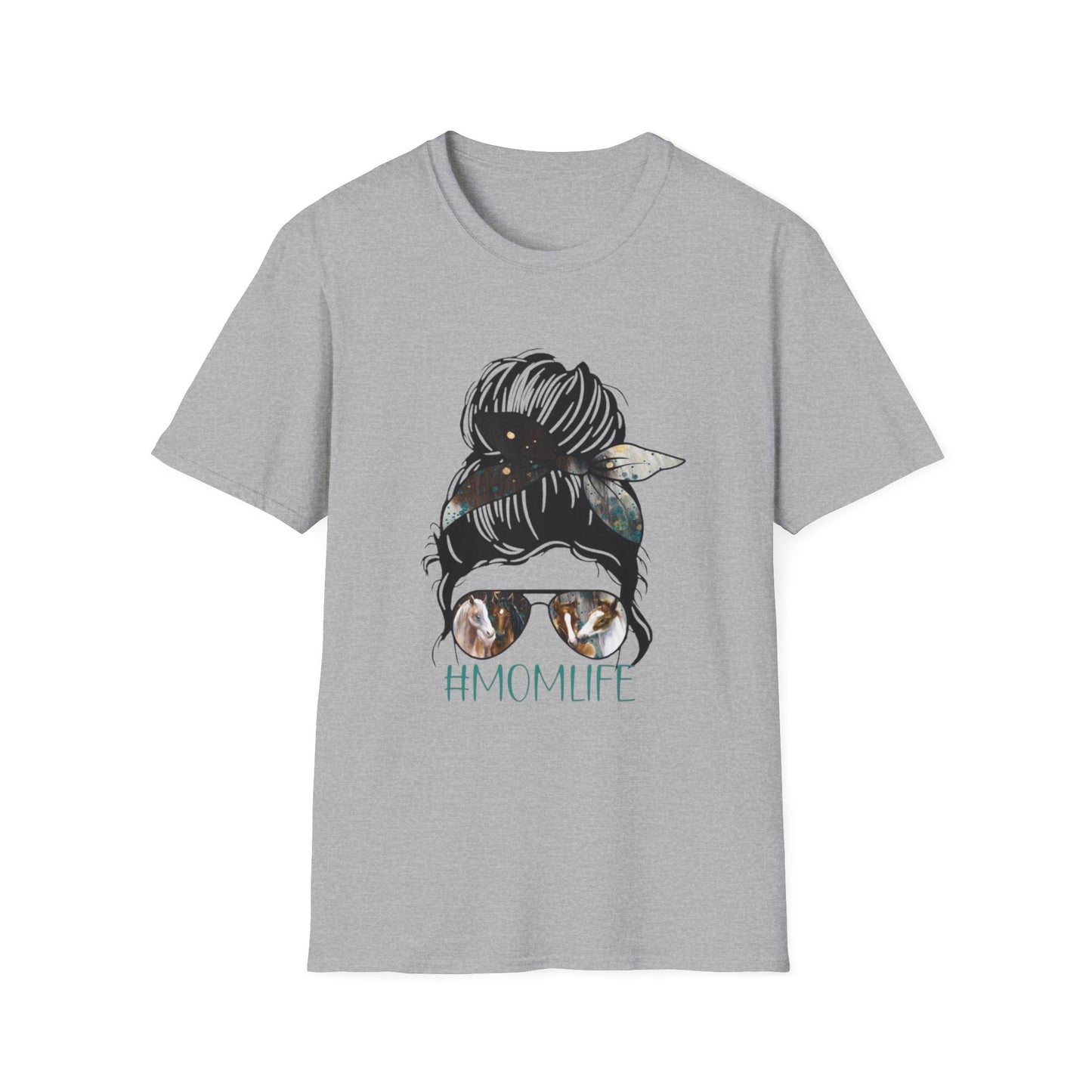 Horse Momlife Unisex Softstyle T-Shirt