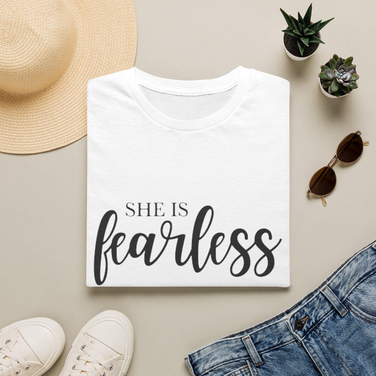 She is Fearless Unisex Softstyle T-Shirt